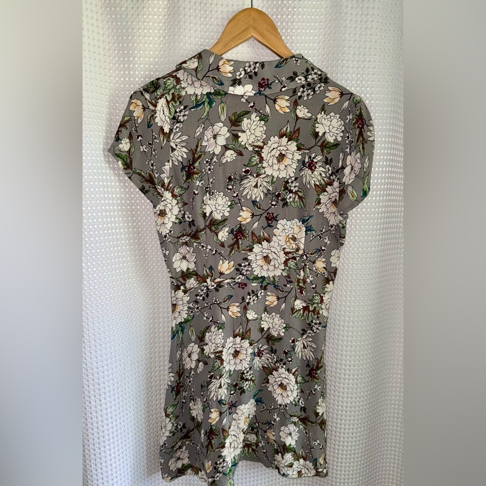Dress Forum Floral Button Front Mini Dress size‎ Small - Picture 9 of 11